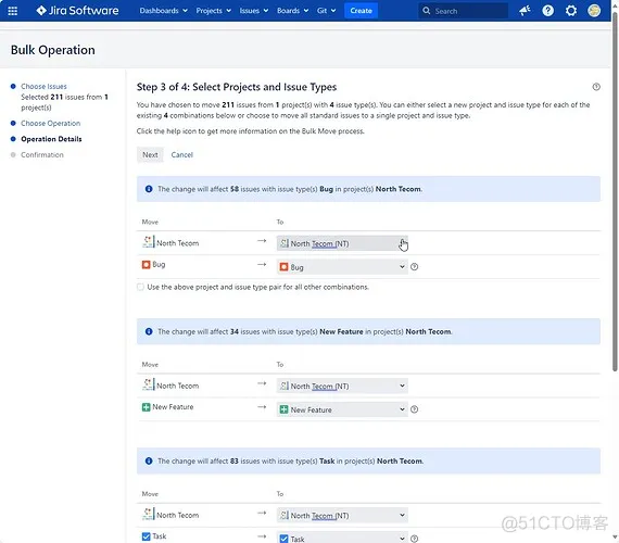 JIRA 如何在项目之间移动 Issue_jira_04